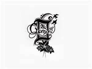 Design of gemini zodiac
