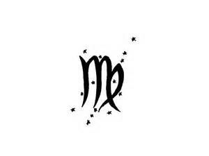 Black symbol of virgo