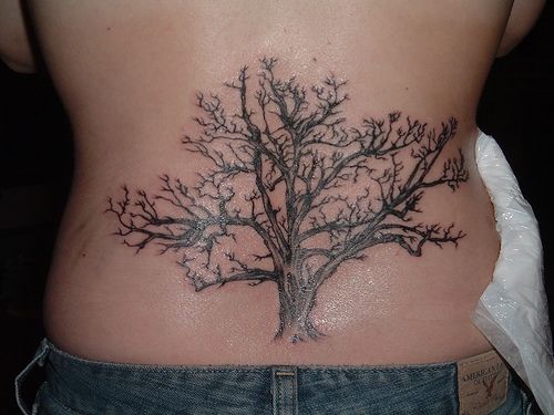 Tree as tattoo design