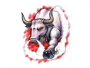 Nice design with bull