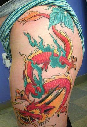 Chinese colourful dragon