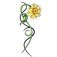 Long stem with yellow flower