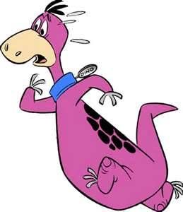 Pink dinosaur