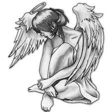 Nice tattoo design with angel