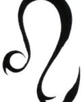 Leo symbol as tattoo design