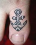Anchor on big toe