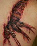 Awesome biomechanical tattoo
