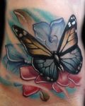 Awesome butterfly tattoo