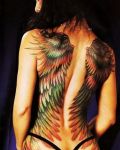 Awesome wings tattoo