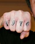 Birth date on fingers