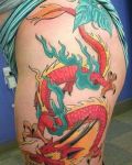 Chinese colourful dragon