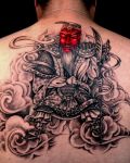 Japanese warrior tattoo