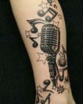 Tattoo with microphone
