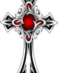 Beautiful cross with ornamental