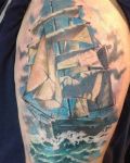 Ship tattoo
