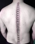 Spine as tattoo