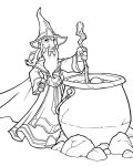 Wizard with big pot