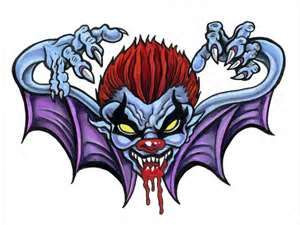 Clown as bat
