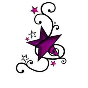 Purple stars