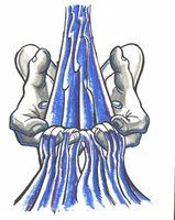 Water motive in tattoo