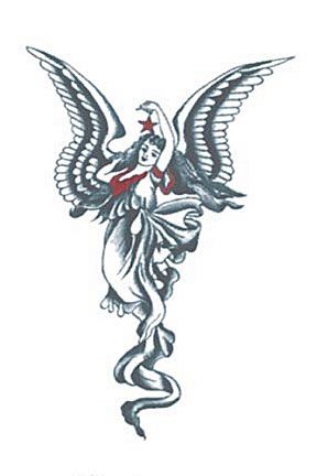 Beautiful angel woman