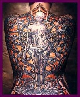 Awesome tattoo on back