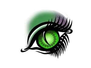 Green eye